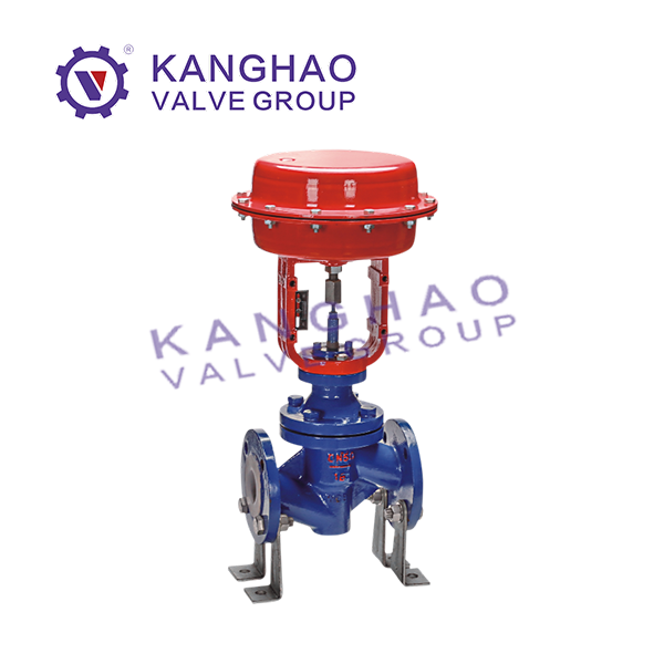 Fluorine lined regulating valve
