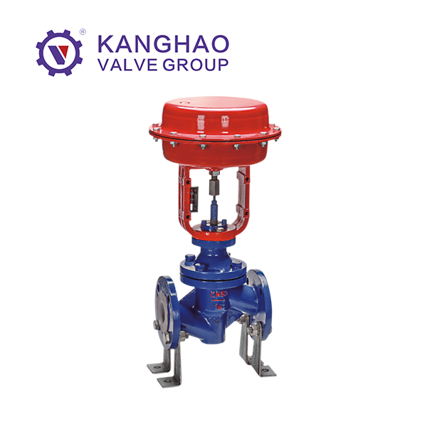 Fluorine lined regulating valve