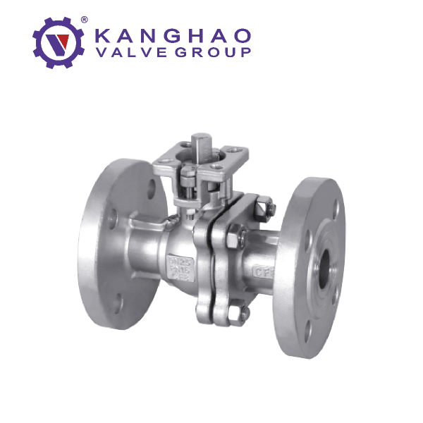 High platform flange ball valve
