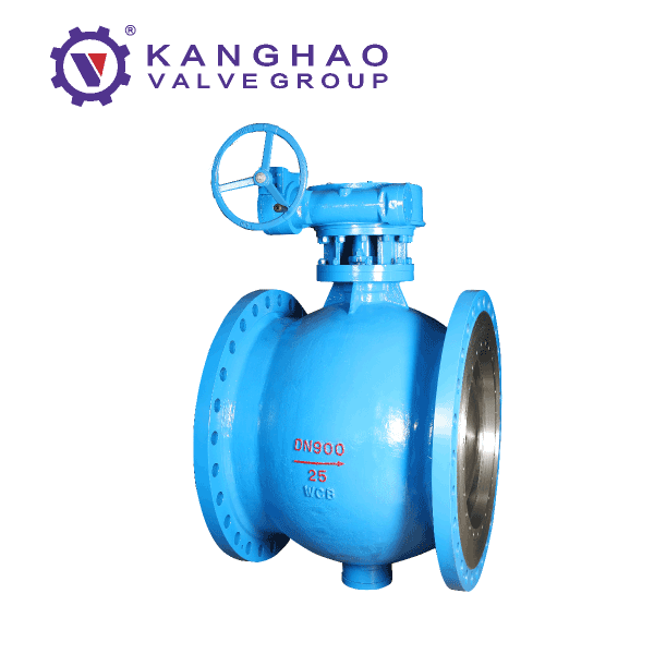 Turbine eccentric half ball valv